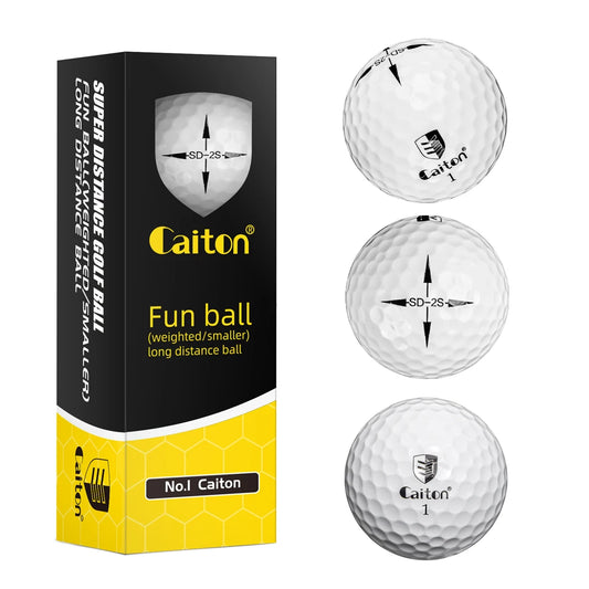 Caiton 3/6Pcs Ultimate Golf Balls Long Distance Tour Performance High Precision Durable Soft Feel Practice Play Adult Golfers
