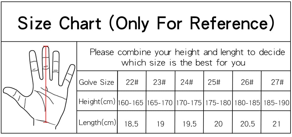 10pcs/5Pairs Golf Gloves Genuine Sheepskin leather Men Non-slip Sports gloves Left Right Hand For Golfer Men's Breathable