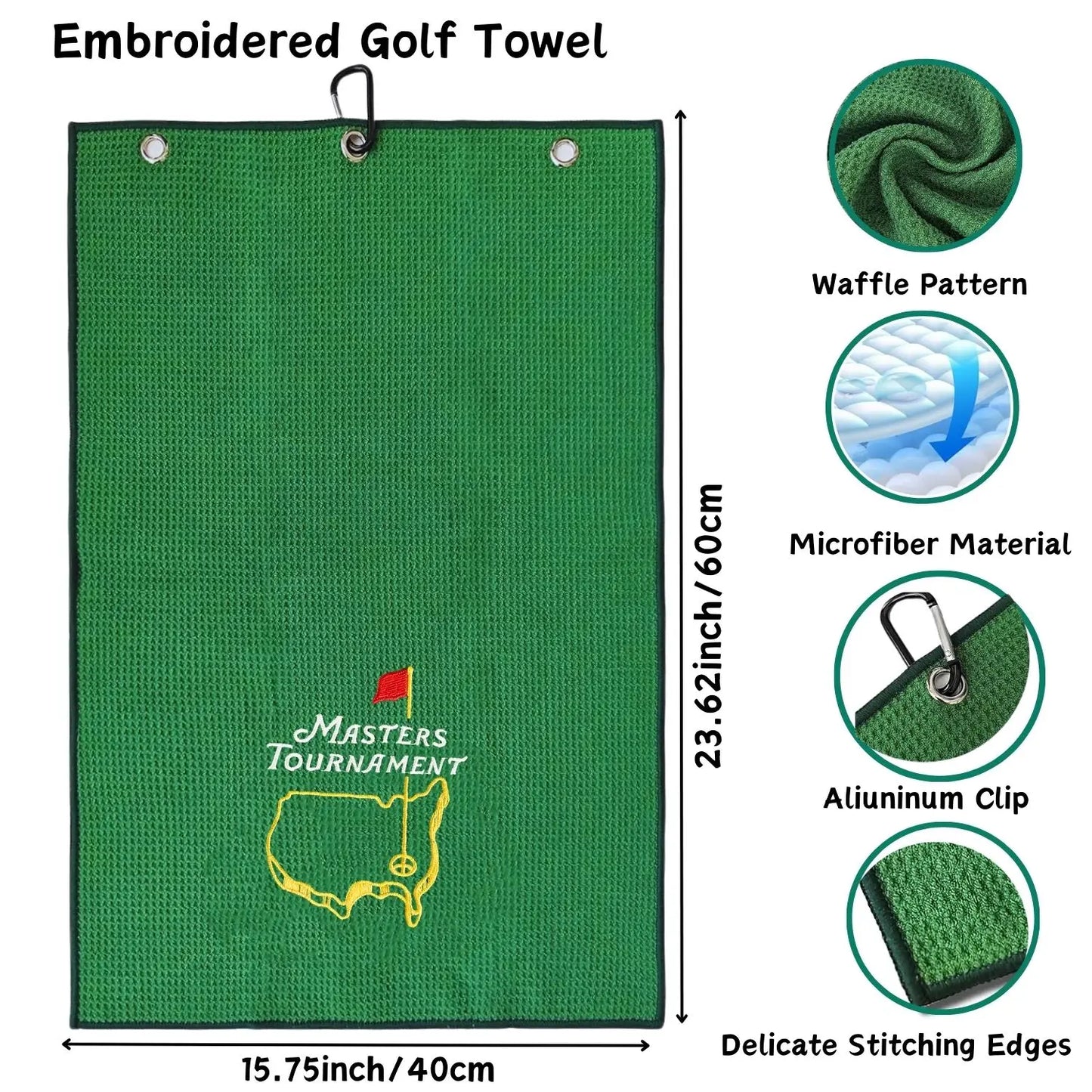 Golf Club Cleaning Kit with Golf Club Cleaner with Water Golf Towel Divot Repair Tool Groove Sharpener Golf Ball Alignment Kit