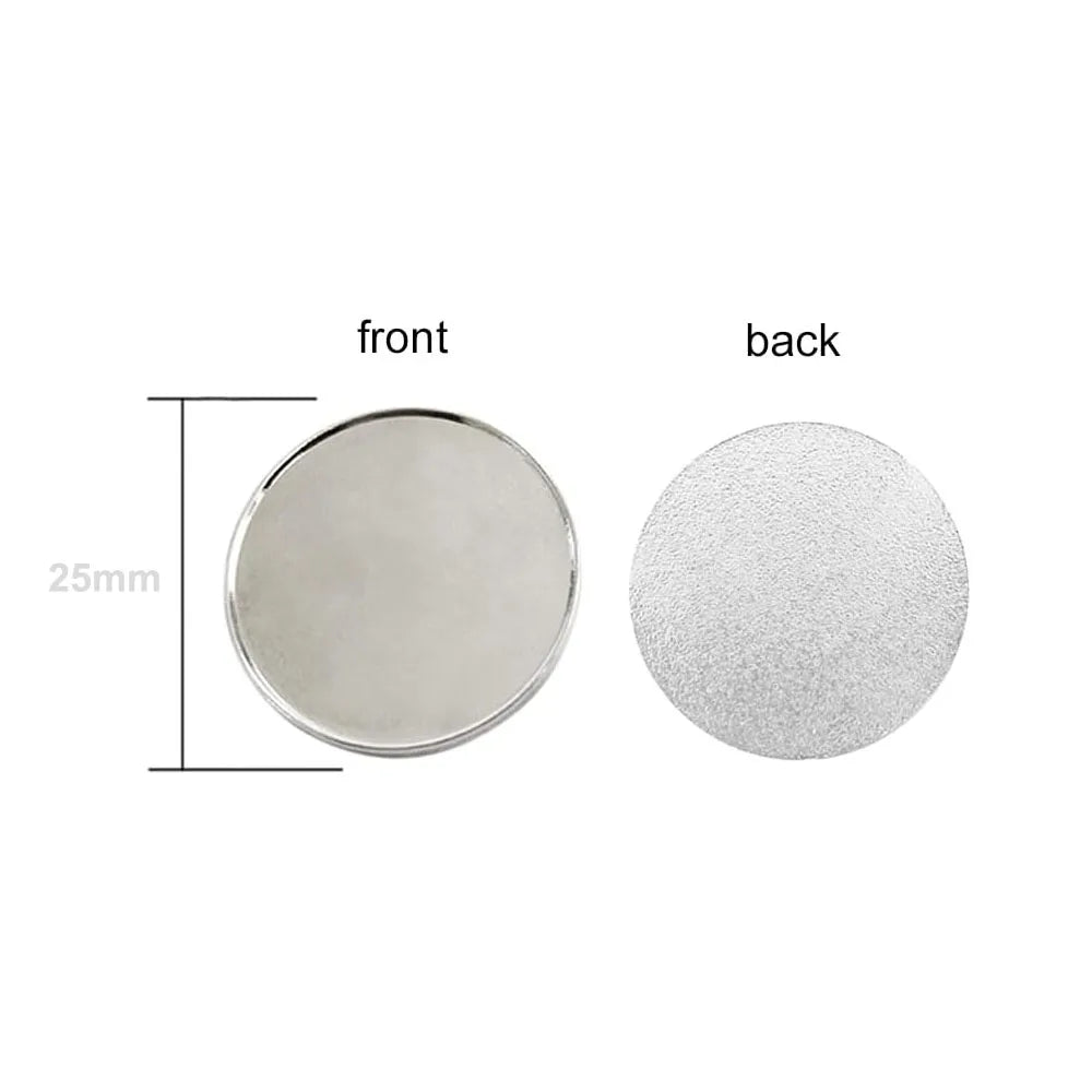 100pcs White or Blank Golf Ball Marker 25mm ,30mm, 35mm Golf Markers Position Marking Suitable for Custom Printing