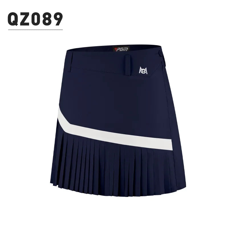 2025 Golf Tennis Skirts with Inner Shorts for Women Gym Pleated Pantskirt Ladies A-lined Sports Skirt High Waist Fashion Skort