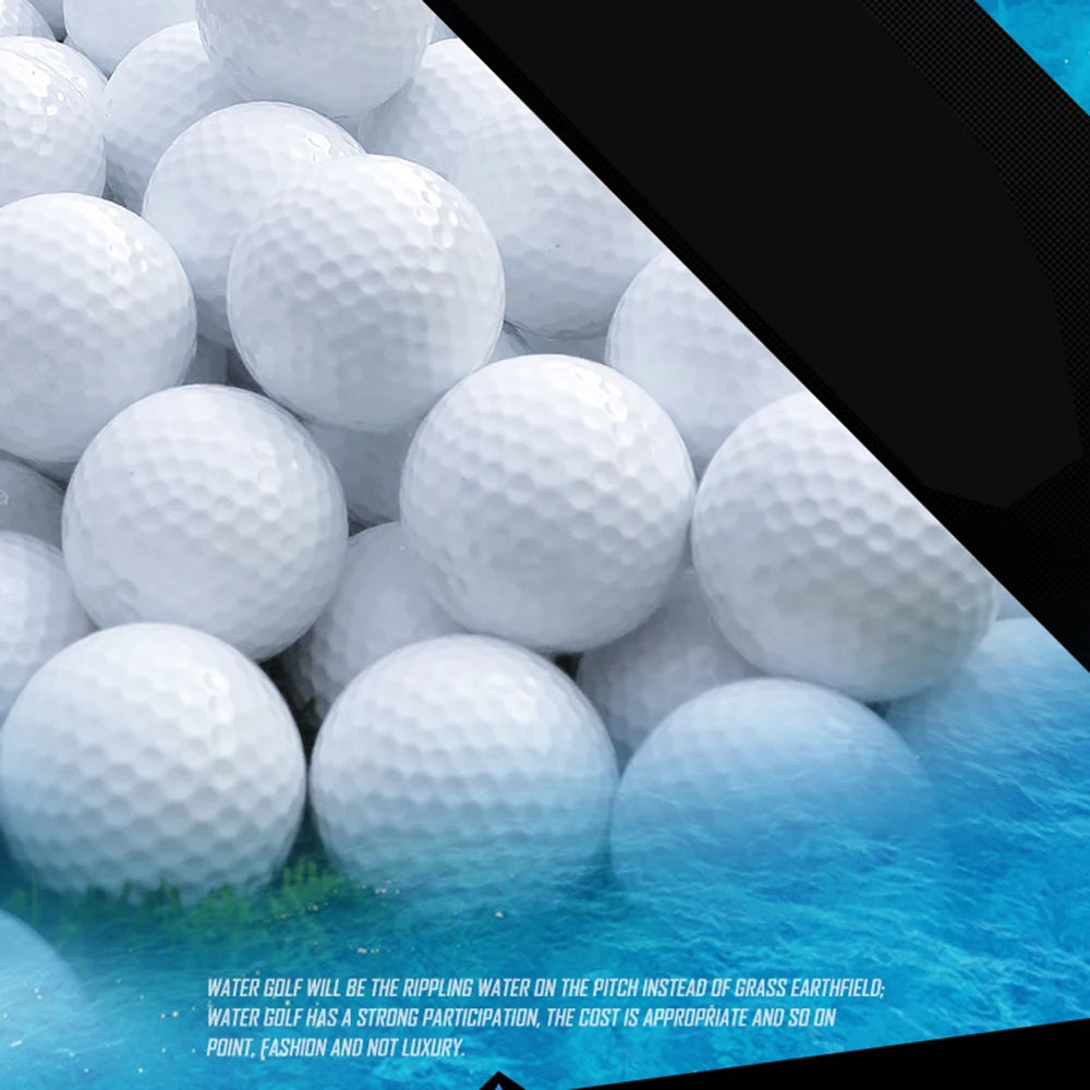 5 pcs Golf Floating Water Ball No Sink Pond or Lake Range Golf Ball, About 10% of It Sits Above Water