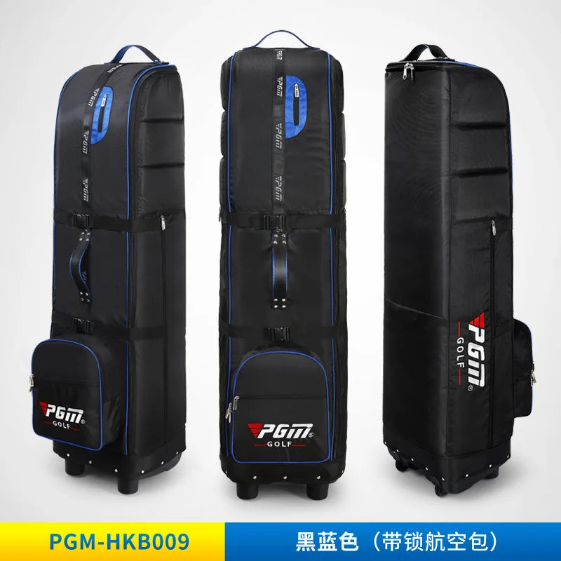 Golf Aviation Bag Foldable with Tugboat Aircraft Consignment Bag with Complimentary Dust Storage Bags HKB009