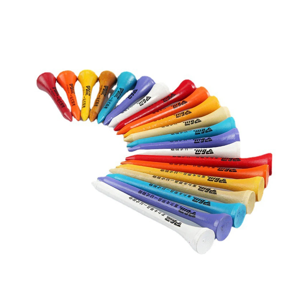 PGM Golf TEE Wooden TEE Ball T Ball Holder Golf Accessories 10pcs/20pcs/50pcs