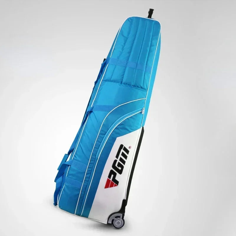 PGM Lightweight Foldable Golf Bag Travel Plane Caddy Bags With Wheel Aircraft Stand Thickening Folding Pad Golf Cover Bag HKB008