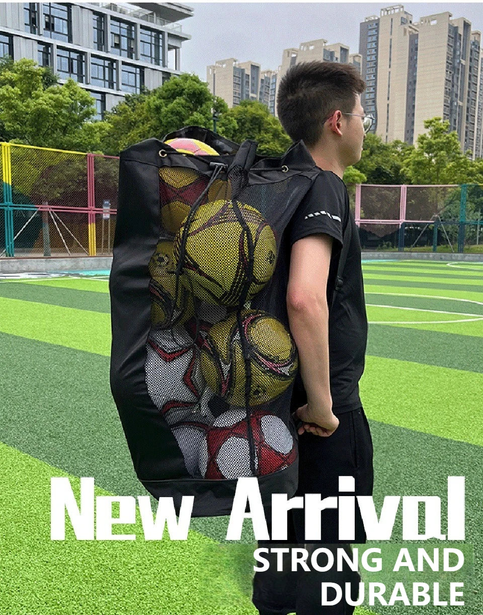Loogdeel Large Capacity Storage Bag Football Volleyball Basketball Big Ball Pocket Sports Gear Bag Training Equipment Bag