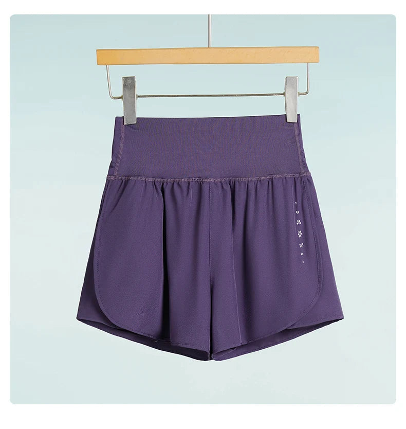 DRUR Sports Shorts Summer Lightweight 2 in 1 High Waist Gym Shorts With Pocket Golf Wear Women Running Short Pants Activewear