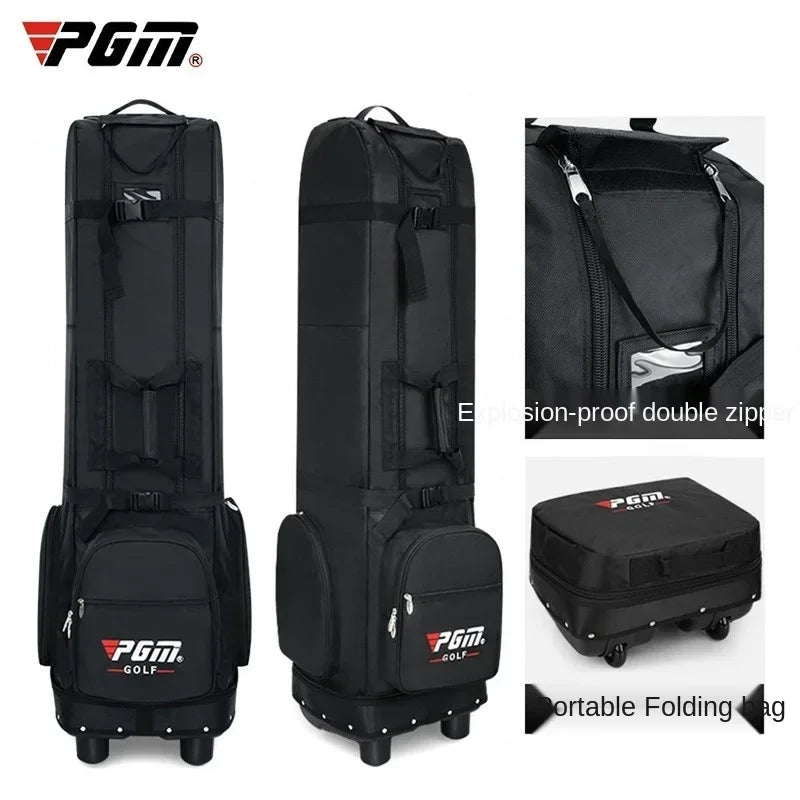 PGM Golf Aviation Bag Waterproof Travel With Wheels Large Capacity Storage Practical Foldable Airplane Ball Bags HKB012
