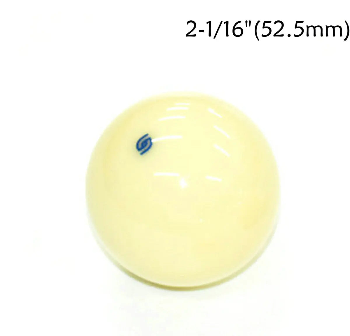 Aramith/ Blue Eye/ Black Kingkong/ Boutique/ 6 Dots / Triangle /New Yellow Cue Ball Replacement 2-1/4" / 2-1/16"