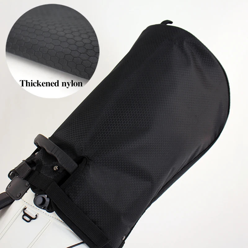Golf Accessories, Golf Bag  Proof Dust Cover, Golf bag cap, Thickened waterproof nylon, Four activity buttons