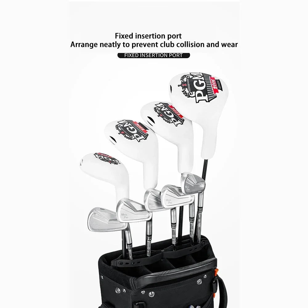 PGM Golf Bags Backpack Design Clubs Bag 2kg Ultra Lightweight Portable Fixed Insert Waterproof Accessories QB144