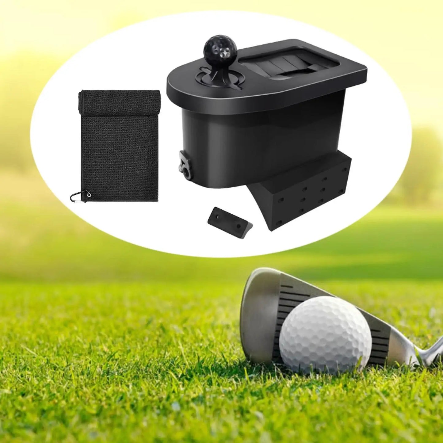 Golf Club Ball Washer Cleaner Golf Carts Device, Gifts Golf Accessories, for Men