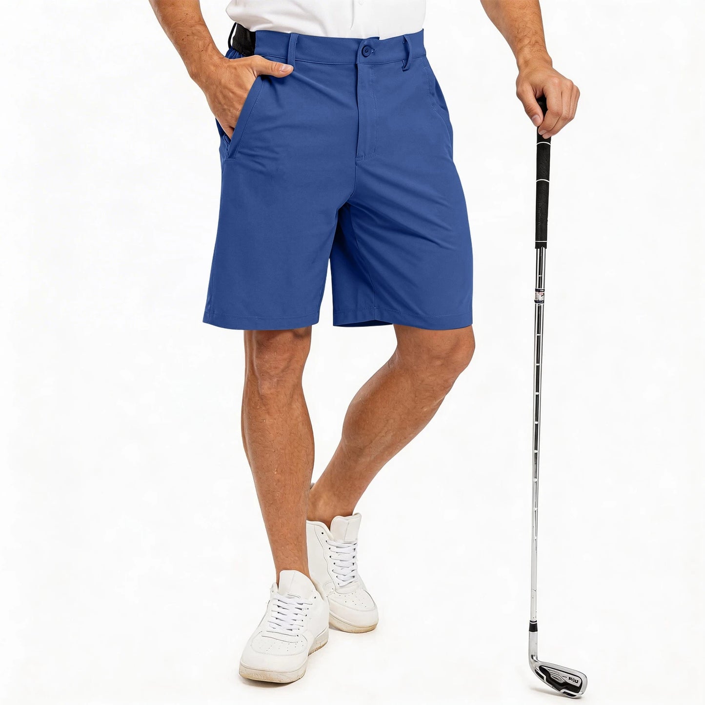 Men's Golf Shorts, Five-point Pants,Work And Casual Straight-leg Shorts, Lightweight Quick-drying Outdoor Sports Bermuda Shorts‌