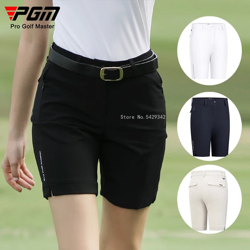 Pgm Summer Golf Shorts For Women Waterproof Sports Casual Golf Skirt Ladies Quick-Dry Breathable Short Trousers XS-XL