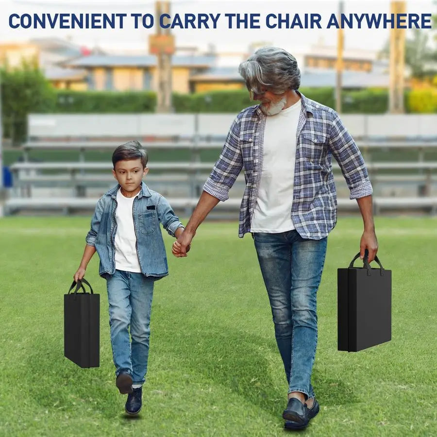 Seats with Back Support Folding bleacher Chair for Beach and Camping Portable Bleachers Cushions for Adults and Kids Foldable Ou
