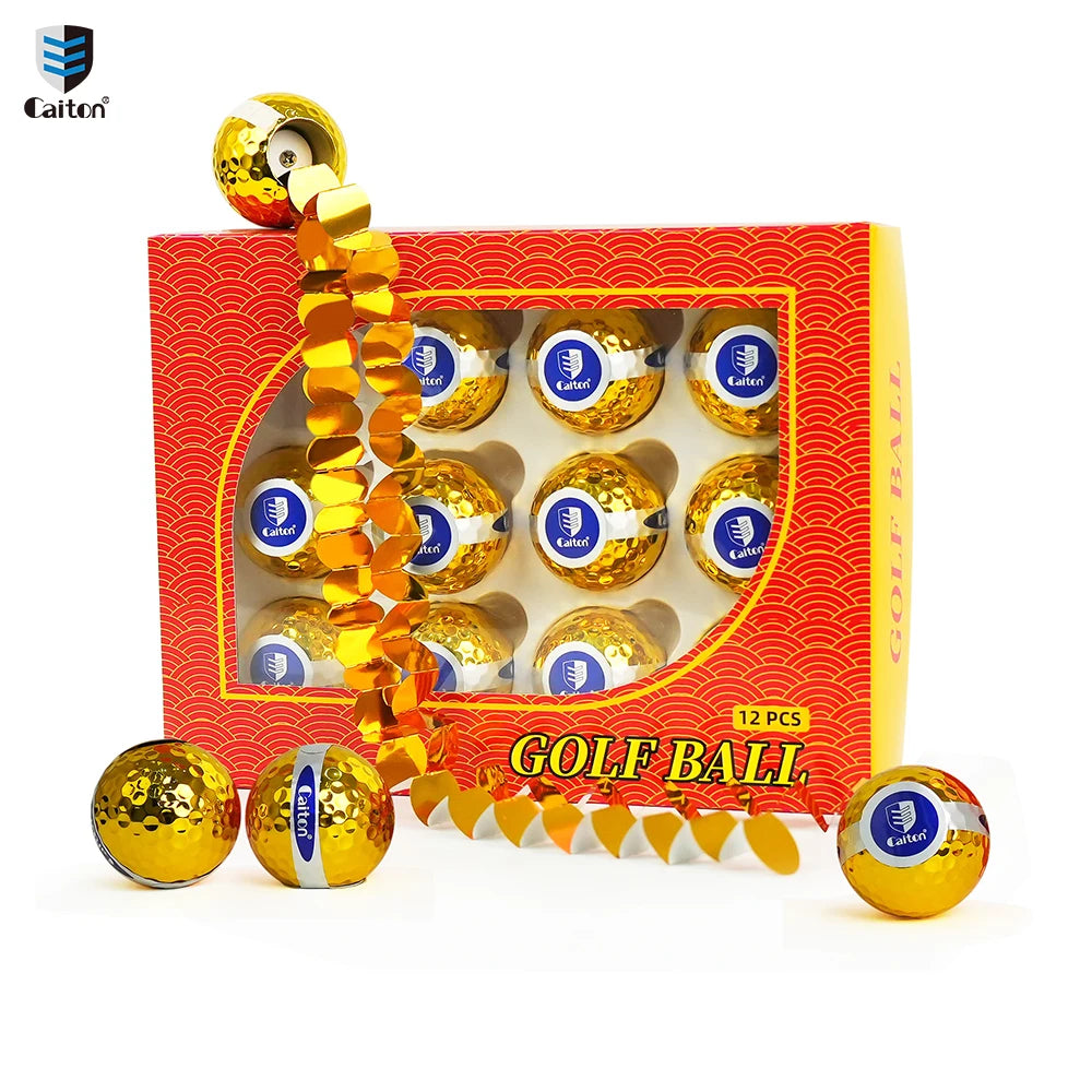 Caiton Golf Exploding Balls 12pcs - A Fun and Novel Prank Gadget - A Suitable Gift for Golf Lovers, Stocking Ornament