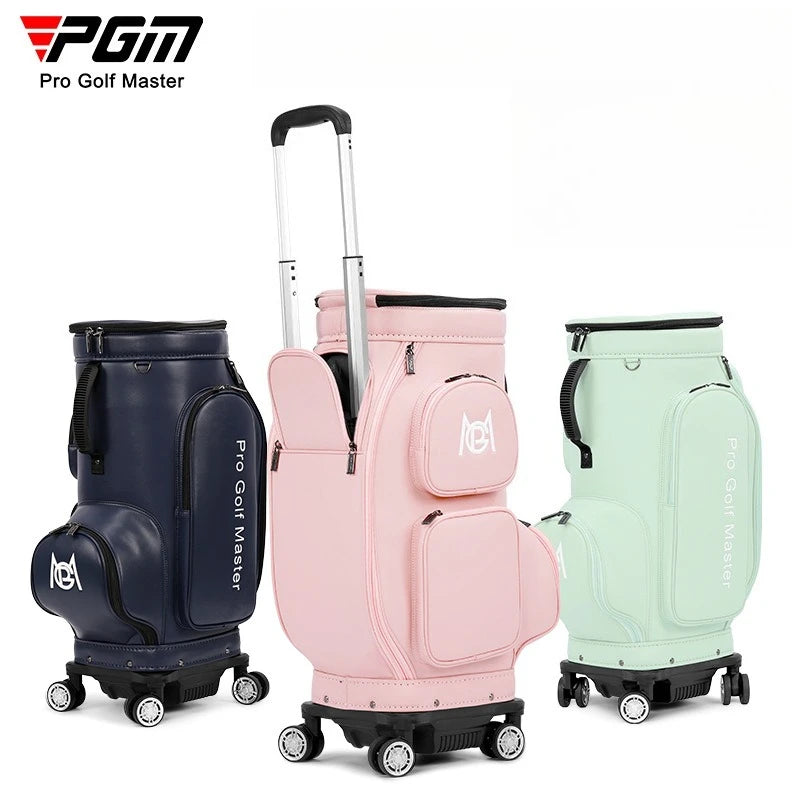 PGM Golf Bags Women Four-wheel Aviation Travel Lightweight Portable Clothing Bag YWB051