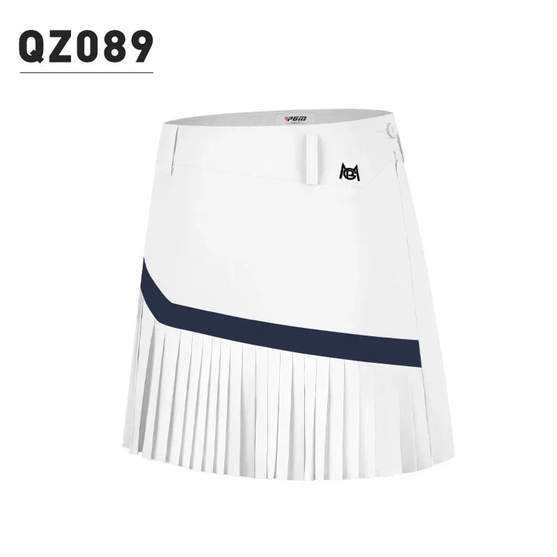 2025 Golf Tennis Skirts with Inner Shorts for Women Gym Pleated Pantskirt Ladies A-lined Sports Skirt High Waist Fashion Skort