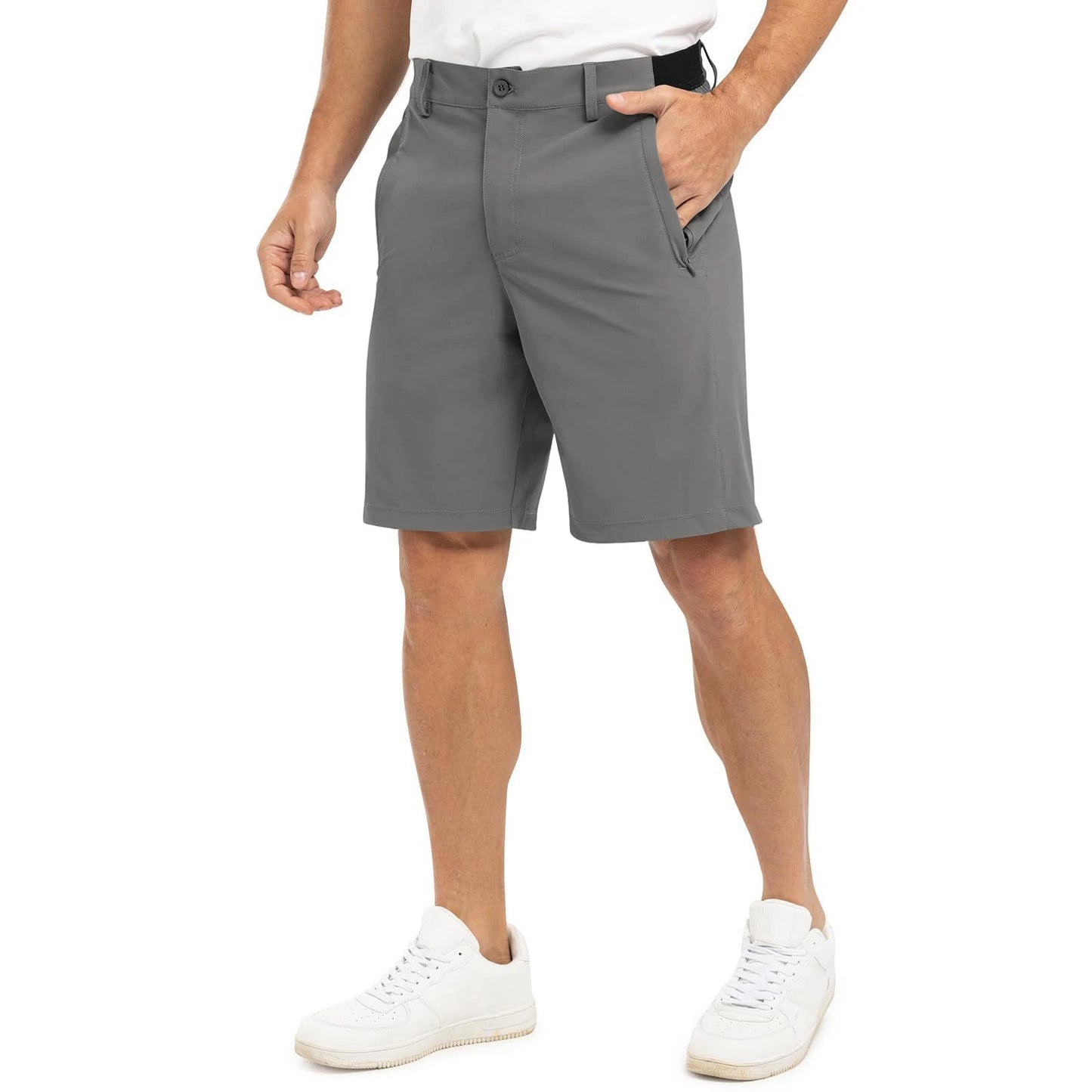 Men's Golf Shorts, Five-point Pants,Work And Casual Straight-leg Shorts, Lightweight Quick-drying Outdoor Sports Bermuda Shorts‌