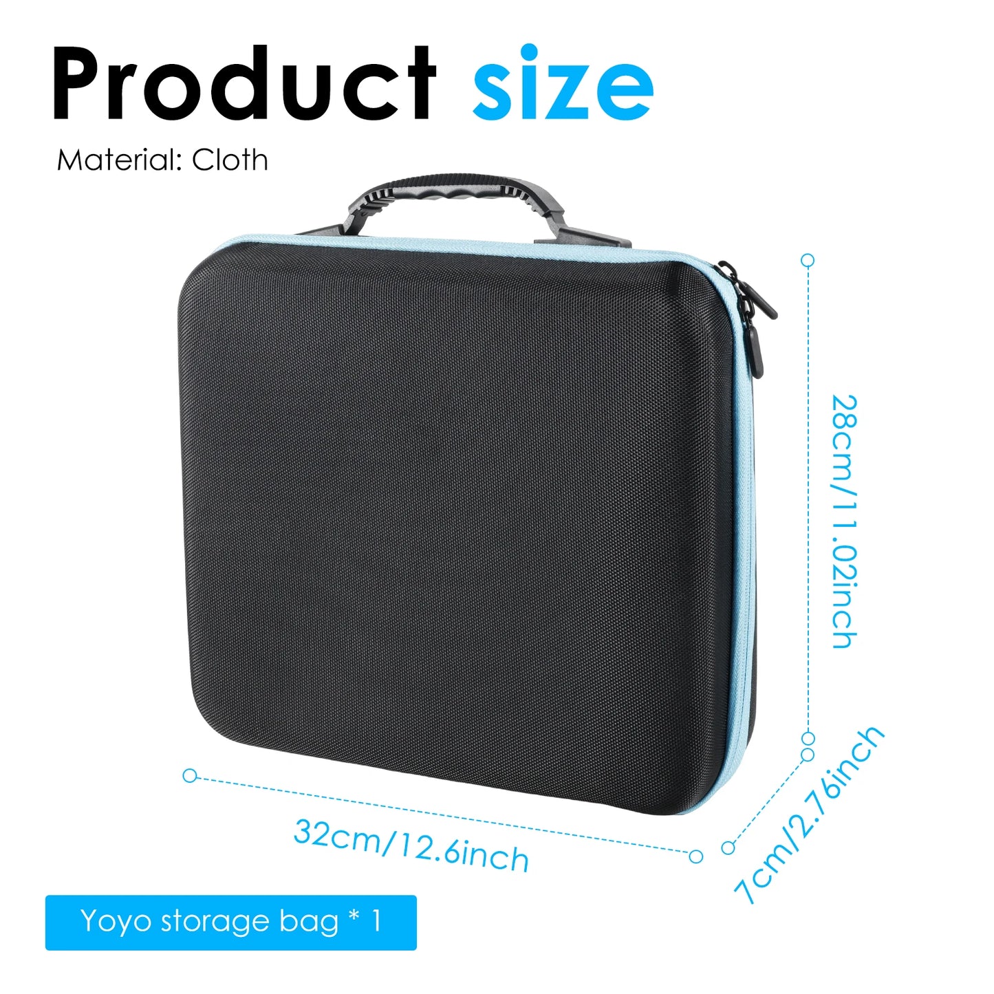 6/12/32 Holes Billiard Balls Storage Case with Shoulder Strap handle Portable Yoyo Ball Pool Ball Carry Case with Mesh Pocket