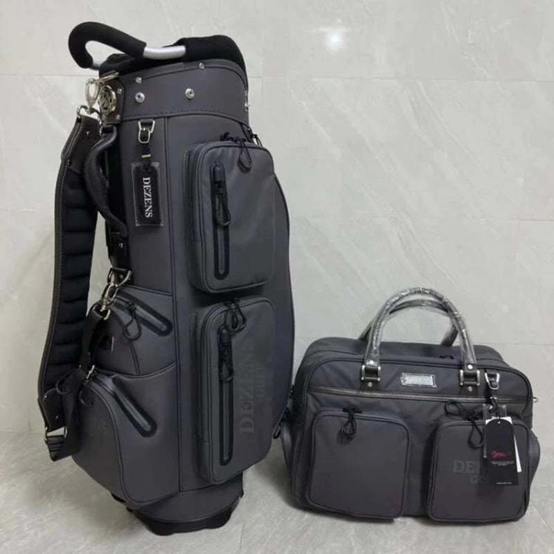 High Quality Grey Nylon Lighweight gold bag, Men's and Women's Standard Golf Bag Gof Boston Bag