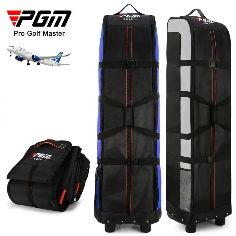 PGM Golf Aviation Bag Travel with Wheels Large Capacity Storage Foldable Airplane Travelling Bags 4 Colors HKB006