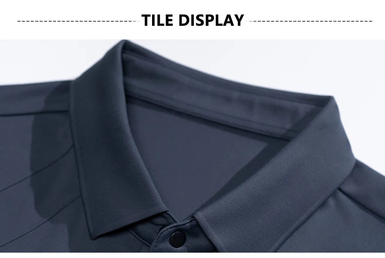 SBWL Autumn and winter fashion golf outdoor sports long sleeve stand collar T-shirt running fitness breathable base shirt Tops